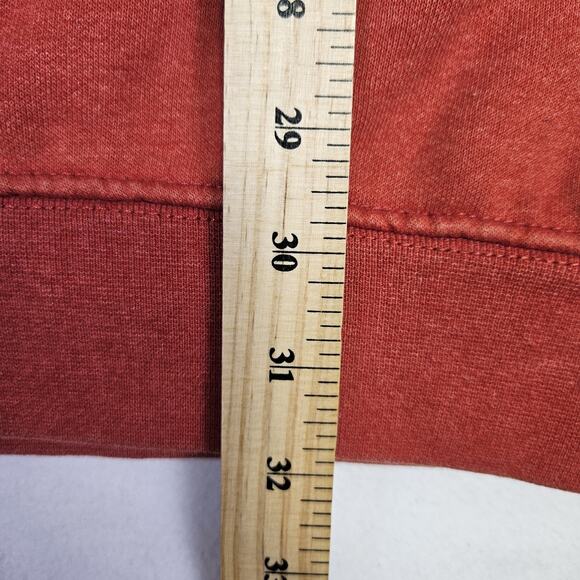 Carhartt Men Loose Fit Midweight Logo Sleeve Graphic Hoodie XL Tall Workwear Red - Picture 12 of 15